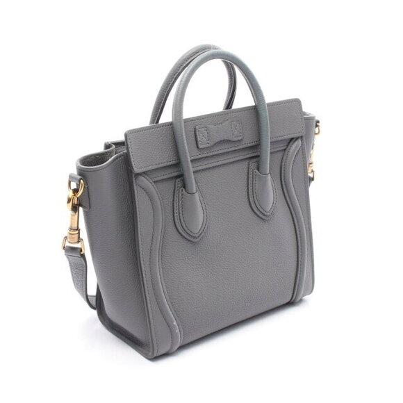 Celine Luggage Shopper Handbag Leather Gray - Picture 2 of 8
